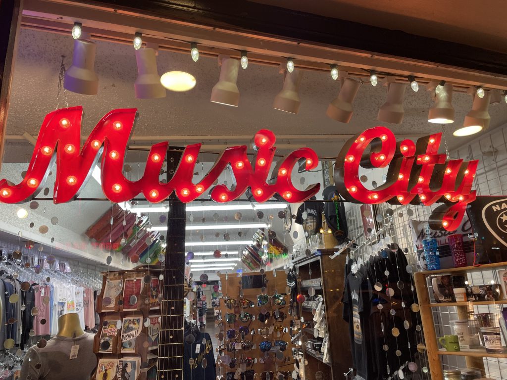 Music City store sign