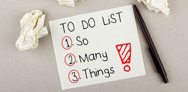 Too many things on your to do list